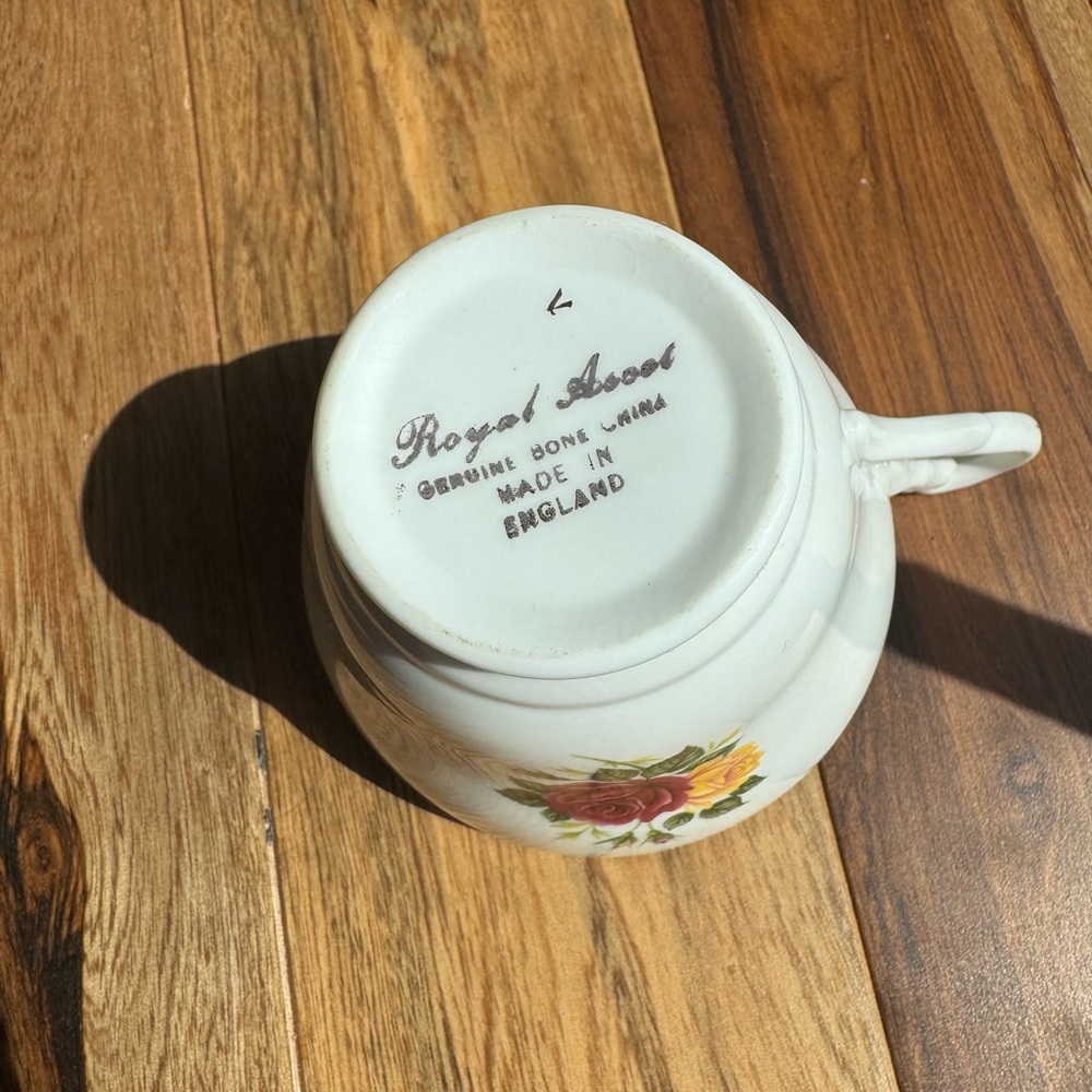 Floral Bone China Mug